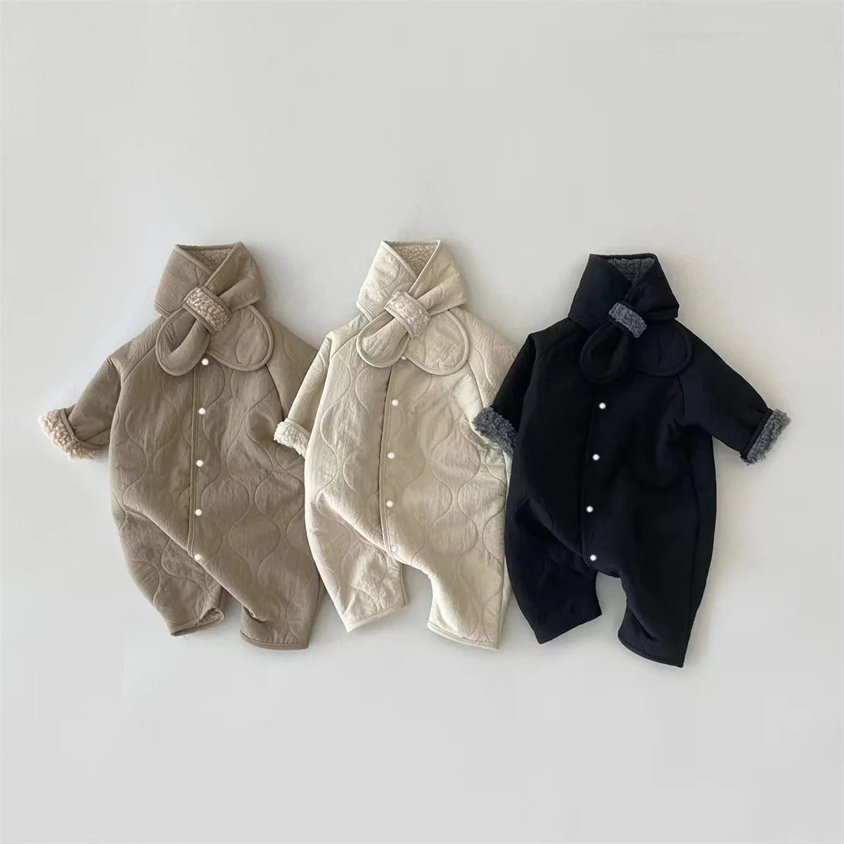 Thick Fleece Baby Romper