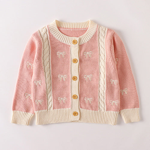 Floral Embroidered Knitted Sweater