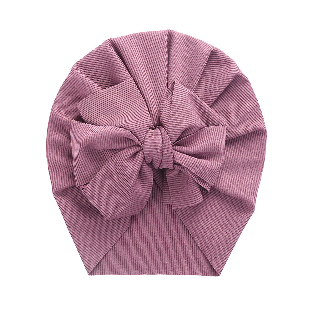 Bunny Knot Ribbed Baby Turban