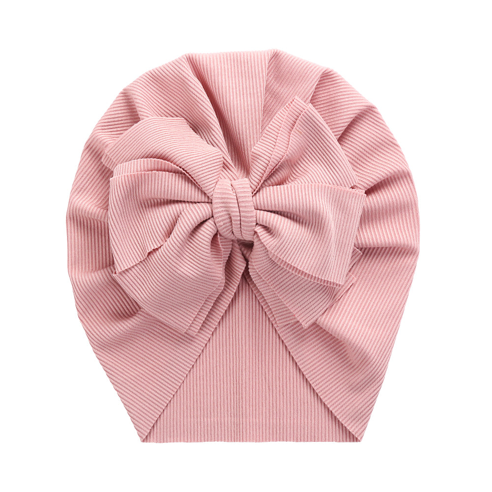 Bunny Knot Ribbed Baby Turban