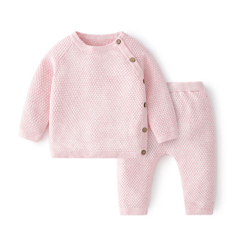 Cotton Knitted Baby Co-ord Set