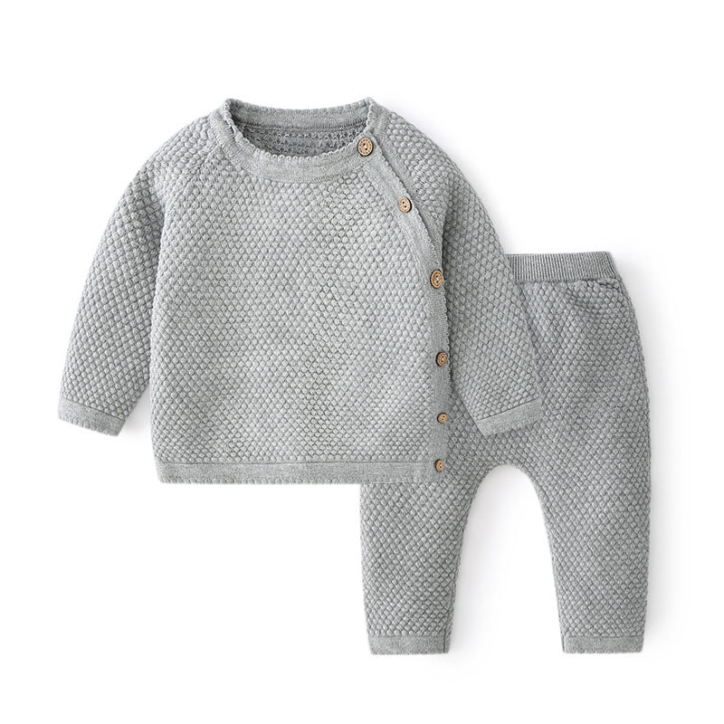 Cotton Knitted Baby Co-ord Set