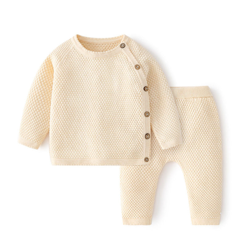 Cotton Knitted Baby Co-ord Set