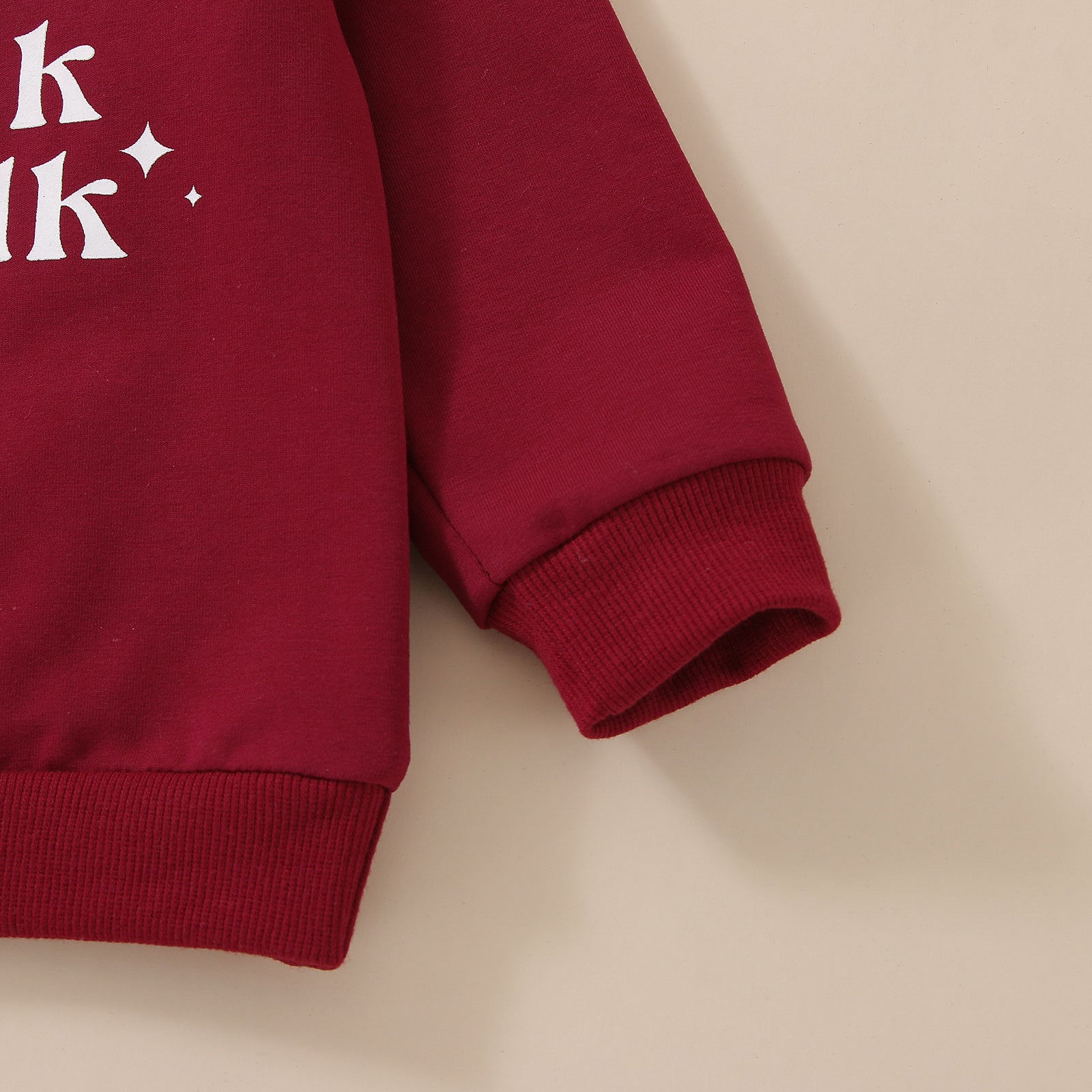 Infant Red "Sorry Santa" Letter Sweatshirt