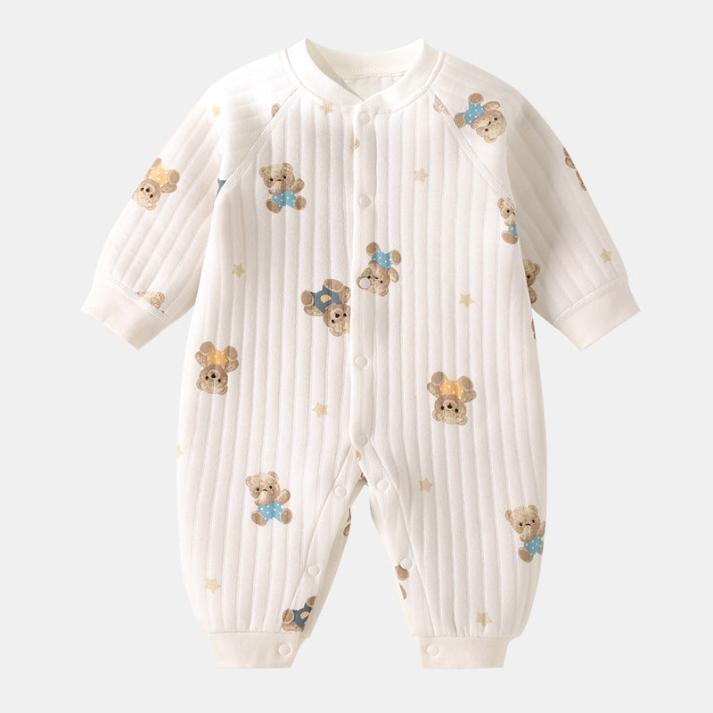 Bear Face Newborn Romper