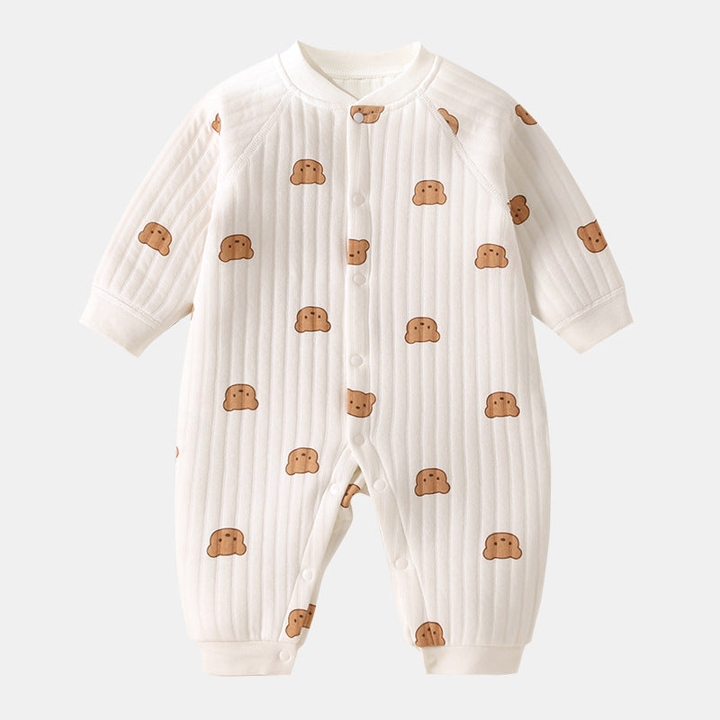 Bear Face Newborn Romper