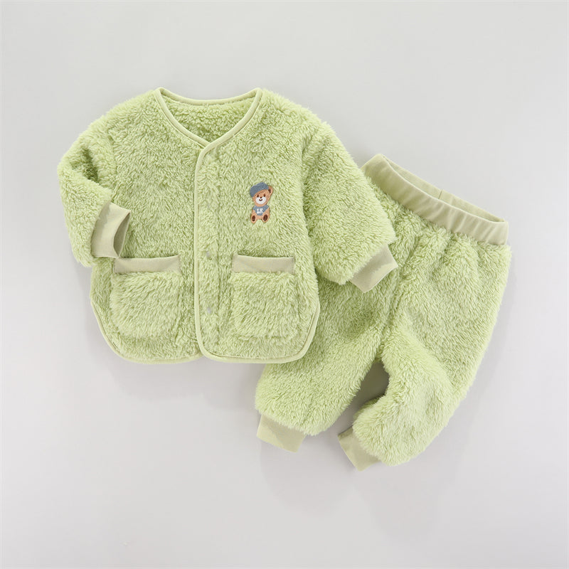 Cozy Flannel Baby Co-ord Set