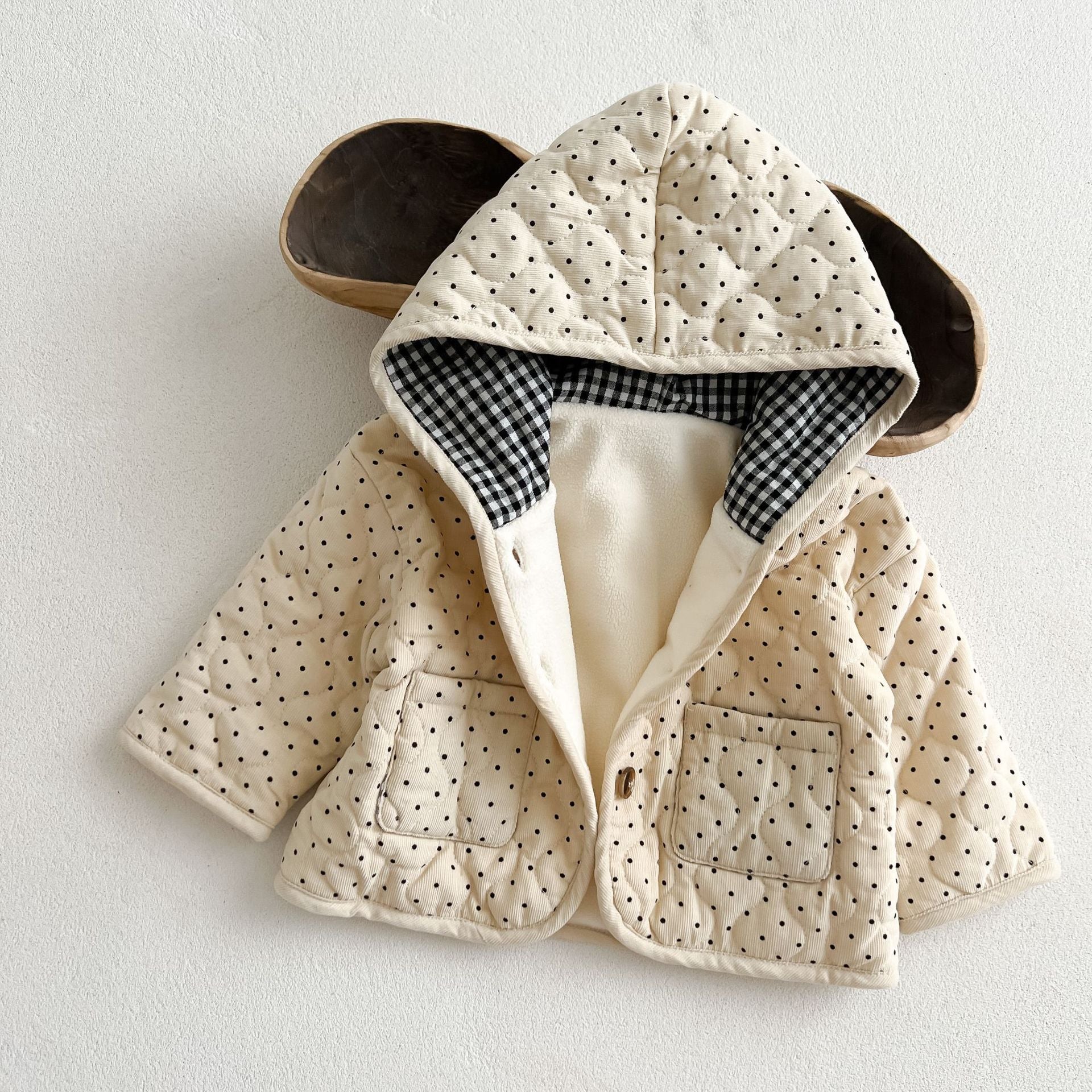 Baby Corduroy Hooded Coat