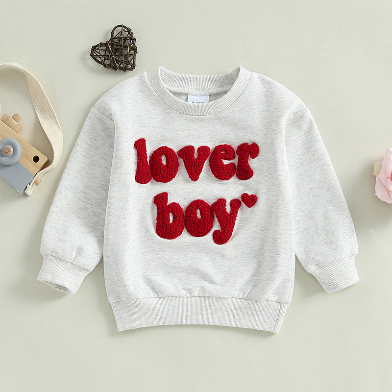 Long Sleeve Crew Neck Sweatshirt for Baby Boys