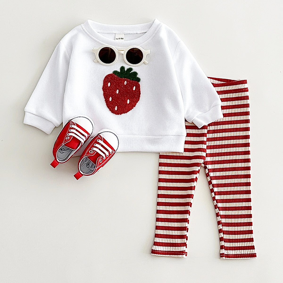 Autumn Plush Fruit Pattern Co-ord Set for Kids