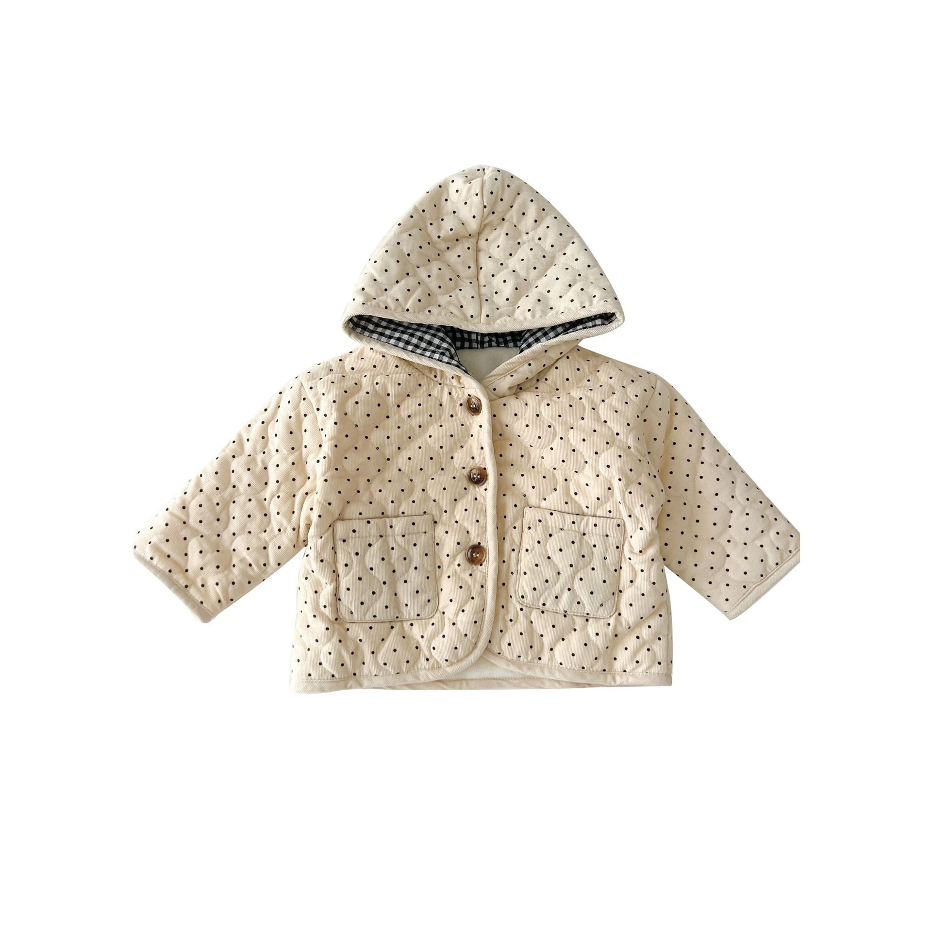 Baby Corduroy Hooded Coat