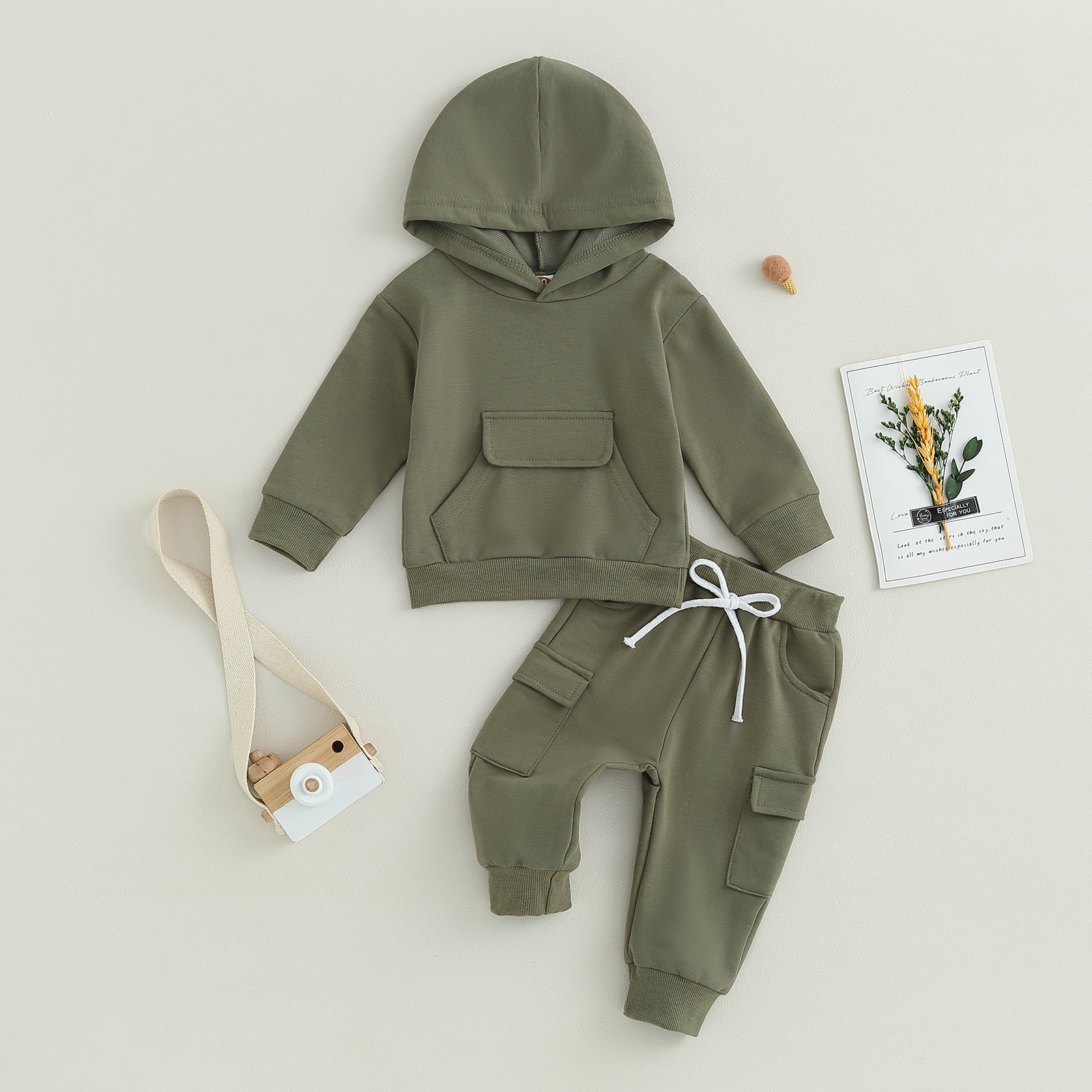 Infant Baby Boy Hoodie & Sweatpants Co-ord Set