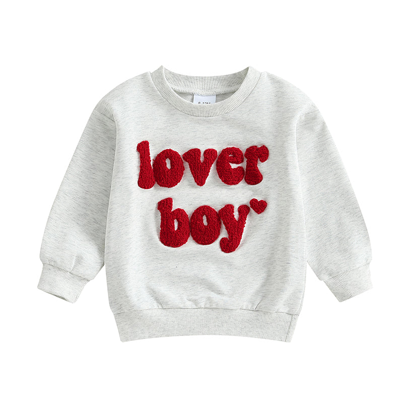 Long Sleeve Crew Neck Sweatshirt for Baby Boys