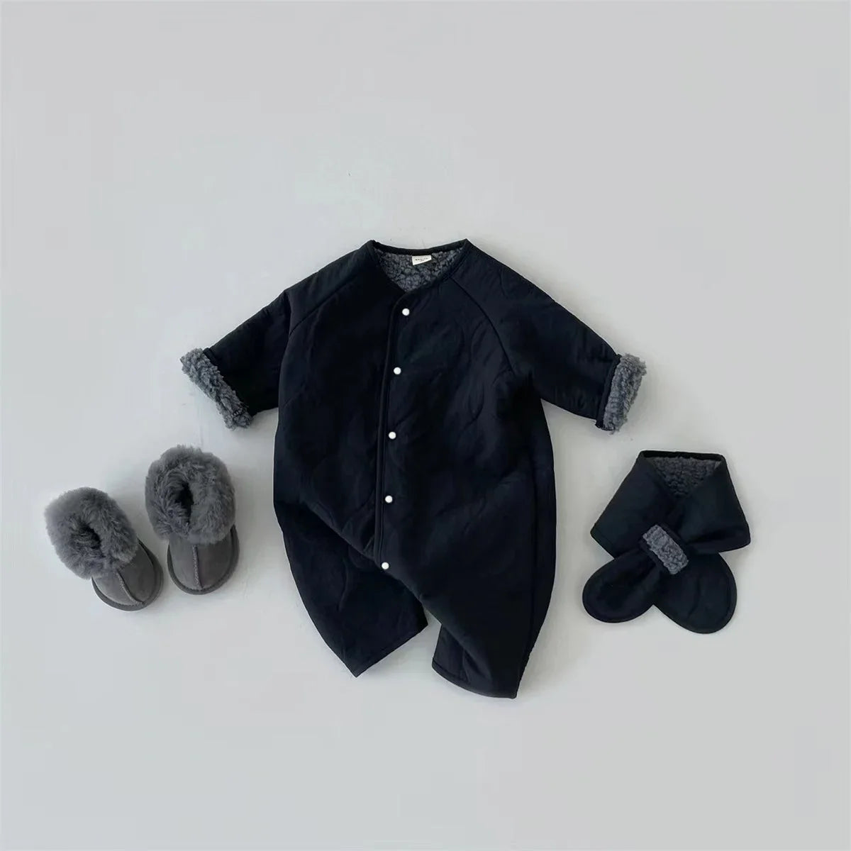 Thick Fleece Baby Romper