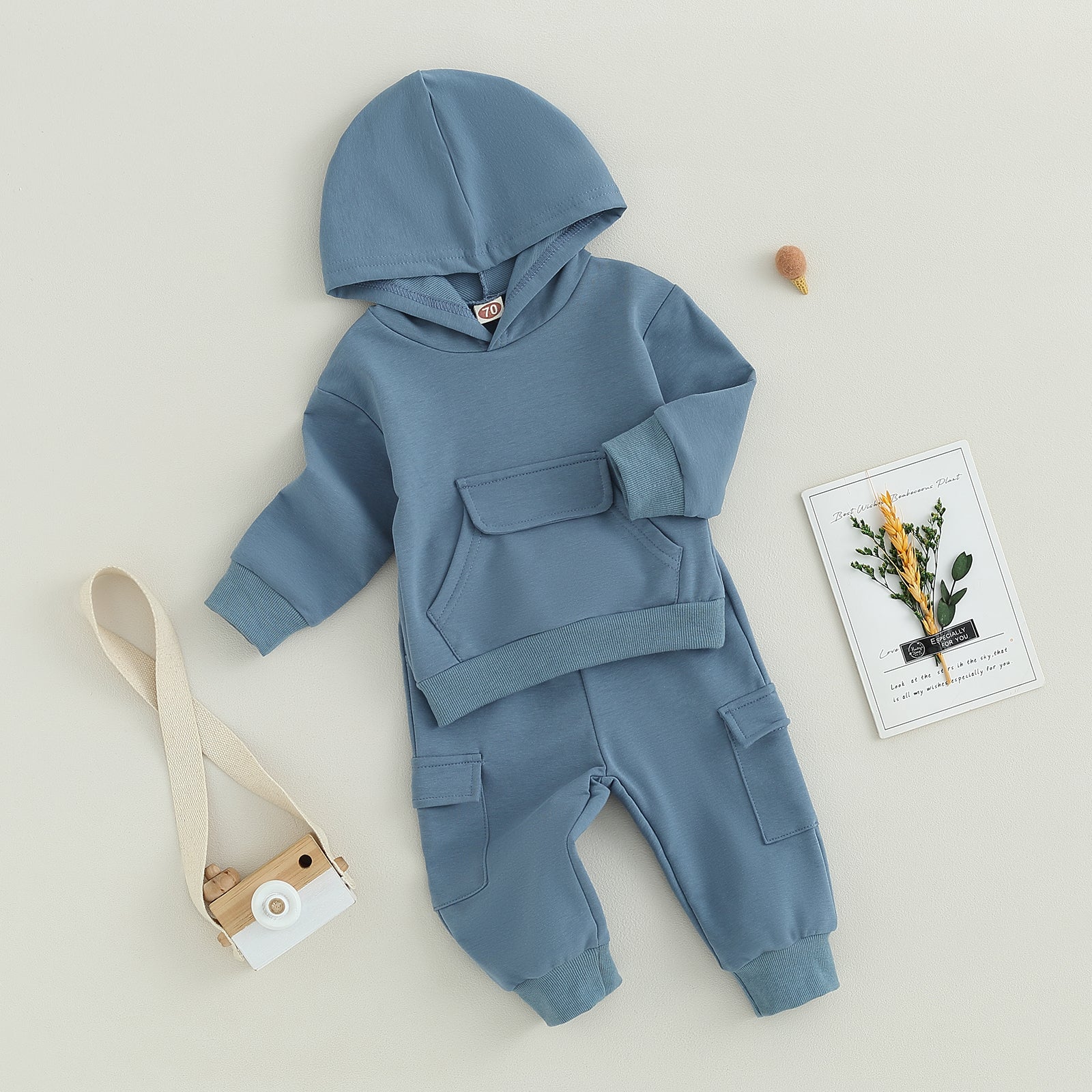 Infant Baby Boy Hoodie & Sweatpants Co-ord Set