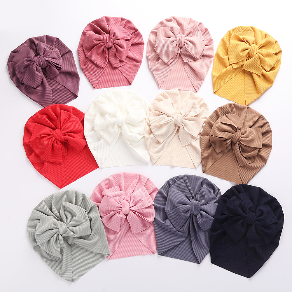 Bunny Knot Ribbed Baby Turban